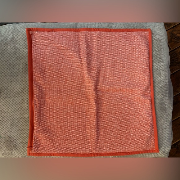 NWOT Ralph Lauren Pillow Covers (set of 2)  | Size: 20 X 20  |  Color: Orange - Picture 4 of 6